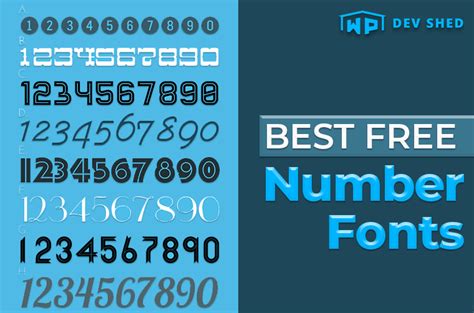 total 9 fancy numbers list|30 Best Free Number Fonts (Cool & Stylish) for 2024 .